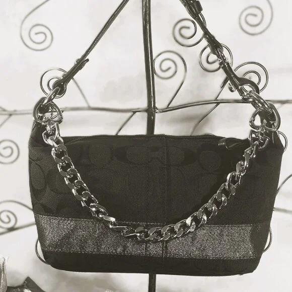 Coach Black Y2K Bucket Shoulder Bag